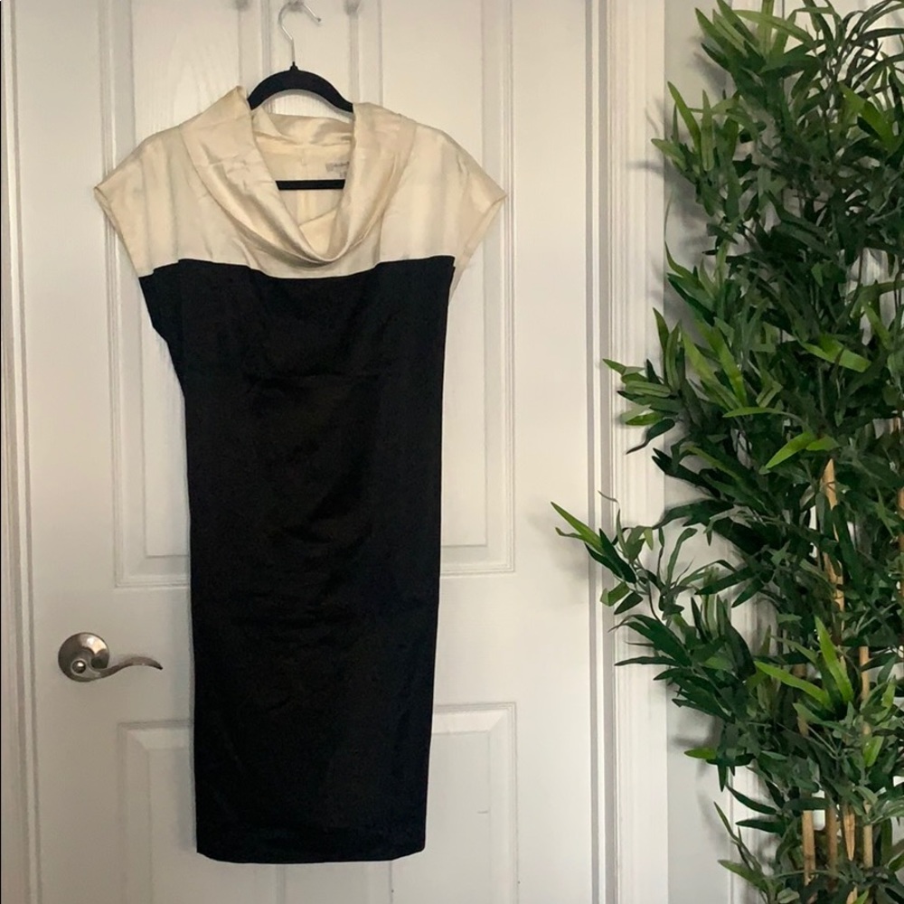 Shift Dress Classic Black White Box Dress